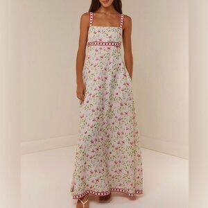 Palm Belle Dress Pink Petals